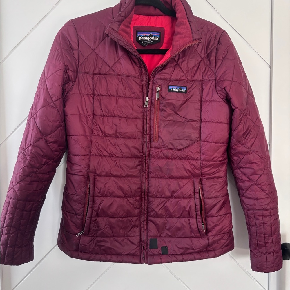 Patagonia Red and Burgundy Jacket